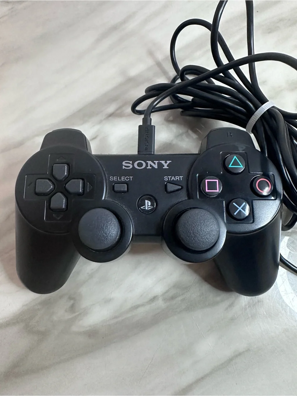 Sony Black Wired Dual Analog USB Game Controller